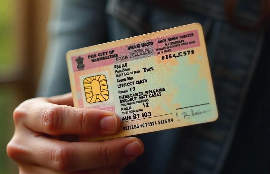 Illustration of PAN 2.0 Project for transforming Taxpayers Services in India